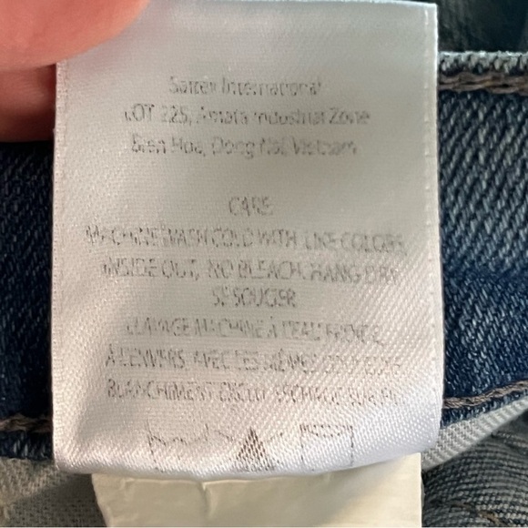 Anthropologie Edwin Cassia Mini Boot Cropped Jeans 28 - Picture 12 of 16